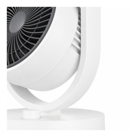 Ventilateur de table intelligent à pince en métal, alimenté par batterie, style nordique, avec minuterie tactile et poignée de transport, pour le travail et le salon