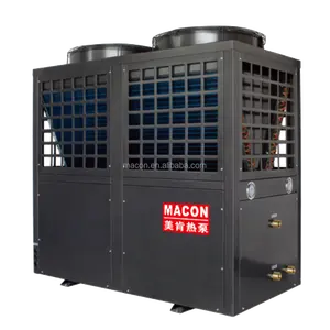 Macon commerical hot water heat pump water heater 45KW top fan air source heater R134A