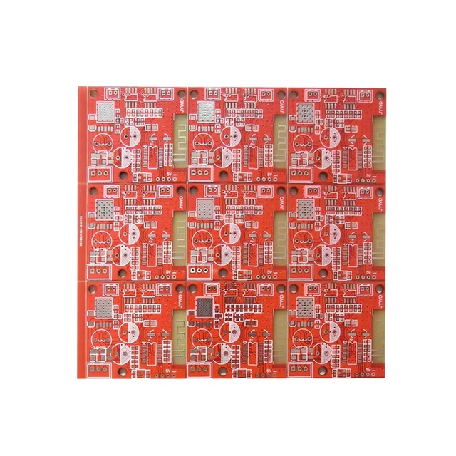 High Quality Red Soldermask Blank PCB Circuit Board FR-4 Base Material Direct From Manufacturer