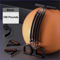 Appareil multifonction amélioré et réglable pour tractions aux pédales, assistant de redressements assis et bandes de résistance pour hommes, 50LB 75LB 100LB