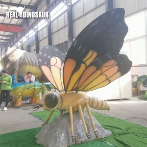 Modelo de Insecto, Libélula, Escultura Metálica para Uso en Interiores/Exteriores en Zoológicos, Jardines Botánicos, Centros Comerciales y Parques de Aventuras - Product Image 4