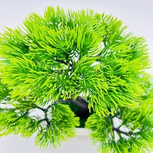 Bonsaï artificiel en aiguilles de pin pour la décoration intérieure, l'aménagement paysager commercial et comme petite plante en <span class=keywords><strong>pot</strong></span> de bureau - Product Image 3