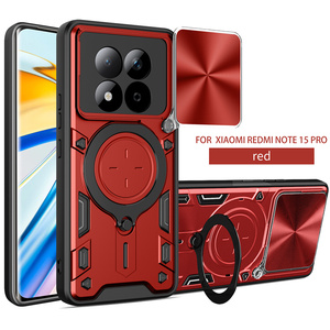 <span class=keywords><strong>Coque</strong></span> <span class=keywords><strong>de</strong></span> <span class=keywords><strong>téléphone</strong></span> magnétique avec béquille circulaire et protection d'objectif coulissante Lichicase pour <span class=keywords><strong>Redmi</strong></span> Note 15 Pro, <span class=keywords><strong>coque</strong></span> antichoc - Product Image 3