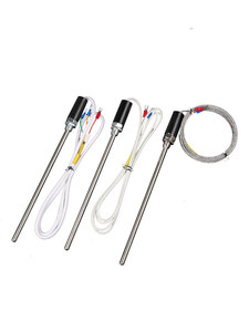 ネジ式ステンレス鋼 K/EJ タイプ <span class=keywords><strong>Pt100</strong></span> 温度感知ライン サーモスタット 射出成形機プローブ 200mm 1C - Product Image 5