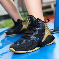 Chaussures de sport personnalisées, grande taille, pour jeunes, sports de plein air, parent-enfant, entraînement étudiant, baskets de basketball pratiques pour hommes