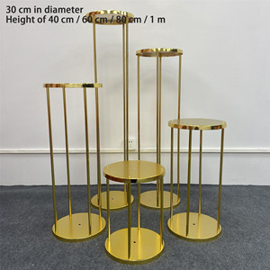 Wholesale New Models Sell Like HotCylindrical Cake <b>Table</b> Wedding Birthday Party Welcome Shop Product Display <b>Table</b> Dessert <b>Table</b> - Product Image 4