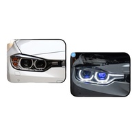 Phares Avant pour BMW F30 Phare Laser Lentille Projecteur 2013-2018 F31 LCI LED Phare Lampe Accessoire Auto Original d'Occasion