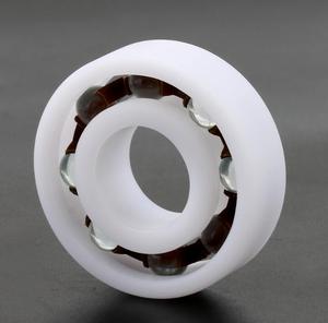 Rodamiento de Bolas de Ranura Profunda 6205 con Anillos de Plástico PP/PE, 25x52x15mm, Jaula de PP/PE, Bolas de Vidrio - Product Image 1