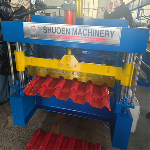 Máquina formadora <span class=keywords><strong>de</strong></span> rollos <span class=keywords><strong>de</strong></span> panel <span class=keywords><strong>de</strong></span> techo <span class=keywords><strong>de</strong></span> metal con perfil trapezoidal <span class=keywords><strong>de</strong></span> <span class=keywords><strong>doble</strong></span> capa <span class=keywords><strong>de</strong></span> nuevo diseño a buen <span class=keywords><strong>precio</strong></span> - Product Image 6