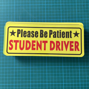 Si prega di essere pazienti studente Driver magnete adesivo segnali di sicurezza per auto - Product Image 3