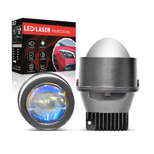 Tres <span class=keywords><strong>colores</strong></span>, lente bi-proyector <span class=keywords><strong>de</strong></span> 3 pulgadas, luces antiniebla LED <span class=keywords><strong>de</strong></span> doble haz Alto y Bajo para coche, faros delanteros universales <span class=keywords><strong>de</strong></span> 12V para vehículos <span class=keywords><strong>Toyota</strong></span> Honda - Product Image 1