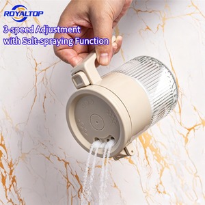 Botellas de Vidrio de Lujo para Sal, Azúcar y Especias, Recipientes para Condimentos con Orificios Pequeños, Tapa para Salero con Cuchara Medidora de 3g - Product Image 5