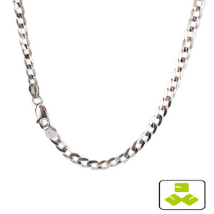 Autentica <span class=keywords><strong>collana</strong></span> a catena cubana in argento sterling 925 per uomo <span class=keywords><strong>collana</strong></span> hip-hop Cuba in stile europeo e americano per uomo gioiello di moda - Product Image 5