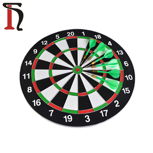 Kit <span class=keywords><strong>de</strong></span> fléchettes en sisal <span class=keywords><strong>de</strong></span> 17 pouces pour la maison, 6 fléchettes à <span class=keywords><strong>pointe</strong></span> en <span class=keywords><strong>acier</strong></span>, <span class=keywords><strong>jeu</strong></span> <span class=keywords><strong>de</strong></span> fléchettes classique d'intérieur pour la pratique quotidienne et les fêtes - Product Image 4