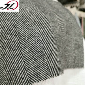 도매 20% 울 80% 폴리 에스터 540GSM 헤링본 모직 직물 자켓 - Product Image 5