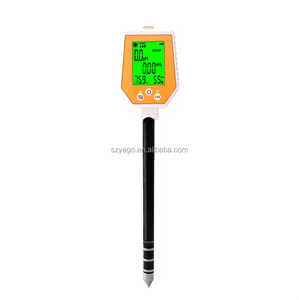 Hot LCD Backlight Display 6-IN-1 Probador de suelo Rotación de 45 grados Medidor de eco del suelo PH del suelo/Luz/Humedad del aire/Probador de humedad - Product Image 1