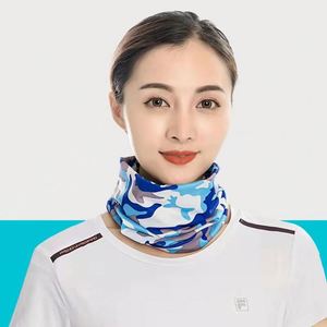 Wholesale Custom Design Printed logo Seamless Tube Tubular Bandana Scarf <b>Face</b> Cover Neck Gaiter for Sports - Product Image 4