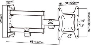 FocusMount for <strong>43</strong> <strong>Inch</strong> VESA 200x200 <strong>TV</strong> Universal Led LCD Stand <strong>TV</strong> <strong>Wall</strong> Mount <strong>Bracket</strong> - Product Image 6