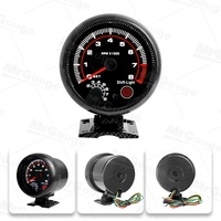 Mr Gauge Tachometer Gauge 95mm 0-8000RPM Pola Karbon Universal untuk Panel Instrumen Mobil - Pasokan Langsung dari Pabrik Merek