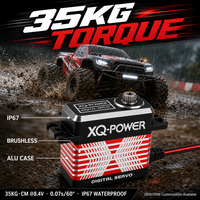 Servomoteur pour bateau RC XQ-S8335DW 35kg Étanche IP67 Sans balais Haute vitesse Engrenage en acier inoxydable 6V-8.4V