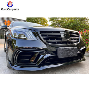 Classe S W222 <span class=keywords><strong>KO</strong></span> B700 Style Kit de carrosserie 2018Y ~ 2020Y PP ensemble complet Bodykit avant lèvre antibrouillard couvre diffuseur arrière avec embouts d'échappement - Product Image 2