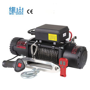 4 x4 משאית ניידת מנוע <span class=keywords><strong>winch</strong></span> 12000Lbs 12/24 חשמלי שדה עמיד לחילוץ פלדה חבל שליטה מרחוק 1200w 10 מ' - Product Image 4