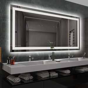 <span class=keywords><strong>Miroir</strong></span> mural moderne contemporain avec éclairage, grand <span class=keywords><strong>miroir</strong></span> avec lumière Espejo pour appartement, hôtel, <span class=keywords><strong>miroir</strong></span> intelligent carré, salle de bain, <span class=keywords><strong>miroir</strong></span> LED - Product Image 1