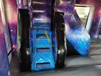 Astronaute Thème Navette Spatiale Backyard Rocket Combo Château Videur Gonflable Trampoline Premium pour Enfants