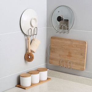 Wall Mounted Stainless Steel Sponge Racks Storage Holder Sink Caddy Kitchen Bathroom Living Room Wardrobe Accessories Tools - Product Image 4