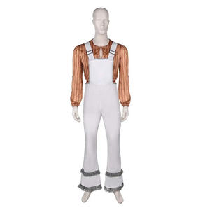 70s Retro ABBA Cosplay Bjorn Ulvaeus Cosplay fantasía disfraz para hombres hombre adulto Halloween carnaval fiesta traje - Product Image 4