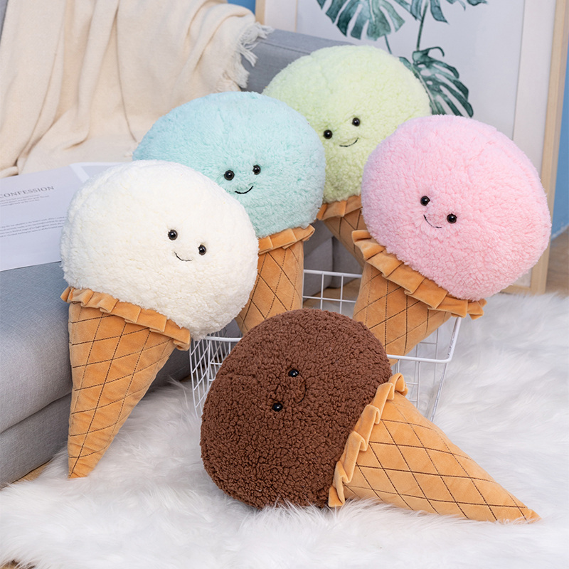  Amuseables Ice Cream Cone ぬいぐるみ Jellycat Amuseable Ice Cream Cone Plush Toy | The Paper Store