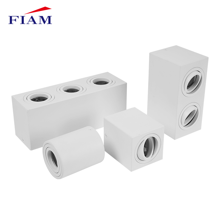 FIAM New Design Aluminum Iron G5.3 Gu10 50w Recessed Adjustable Indoor Housing Frame