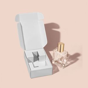 Boîtes d'expédition personnalisées en gros, impression de <span class=keywords><strong>logo</strong></span>, emballage de flacon de parfum, boîte cadeau, boîtes d'expédition en carton ondulé pour parfums <span class=keywords><strong>et</strong></span> soins de la peau - Product Image 4