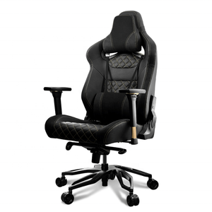 <span class=keywords><strong>Chaise</strong></span> de jeu SCougars de luxe en PVC respirant Royal ARMOR PRO Sillas Gamer en alliage d'aluminium doré magnétique 4D avec accoudoir - Product Image 4