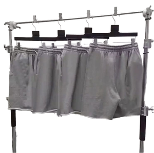 Shorts Homme 100% Coton Épais Respirant Anti-Plis Taille Mi-Haute Élastique Streetwear Décontracté Haute Qualité En Stock Fournisseur de Revente - Product Image 1