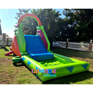 Toboggan de château sautant de <span class=keywords><strong>parc</strong></span> <span class=keywords><strong>aquatique</strong></span> gonflable pour enfants et adultes Castillos Hinchables pour les camps et les centres commerciaux pour les écoles - Product Image 1