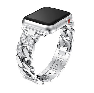 Pulsera de oro para mujer, <span class=keywords><strong>correa</strong></span> de pulsera de Metal para mujer para <span class=keywords><strong>Apple</strong></span> <span class=keywords><strong>Watch</strong></span> Band 38 <span class=keywords><strong>40</strong></span> 41 49 <span class=keywords><strong>Mm</strong></span> Iwatch Ultra 2 <span class=keywords><strong>Se</strong></span> 9 8 7 6 5 <span class=keywords><strong>Correa</strong></span> - Product Image 5