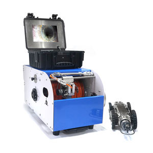 Precio de fábrica 2MGP All-Metal Lens CCTV Alcantarillado municipal Crawler Pipe Inspection Robot Camera con caja de control para <span class=keywords><strong>DN</strong></span> 100-600mm - Product Image 3