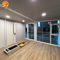 Casa Expandible de 40 pies, Casa Prefabricada con Estructura de Acero, Casa Contenedor Modular de 20 pies