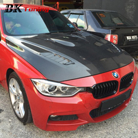 Capot avant en fibre de carbone style V modifié BK Tuning pour BMW Série 3 F30 F31 F35 – Pièce de carrosserie pour capots de moteur F30