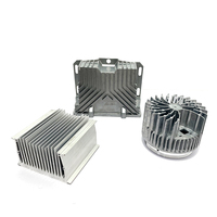 Radiateur en aluminium moulé sous pression usiné CNC OEM, vente en gros, pour composants de lampes LED