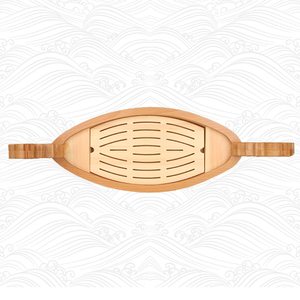 Bambus-contenedor de servicio extra grande para comida, bandeja de barco de <span class=keywords><strong>sushi</strong></span> y dragón para restaurante japonés, 100% - Product Image 6