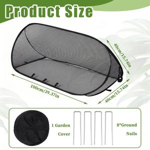 Rete Anti-<span class=keywords><strong>Uccelli</strong></span> Pieghevole Salvaspazio C335 per Piante, Copertura a Rete <span class=keywords><strong>da</strong></span> Giardino per Ortaggi e Fiori - Product Image 3