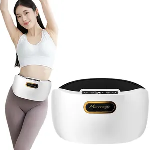 Masseur de taille Shiatsu masseur de pétrissage 3d Rechargeable sans fil avec chaleur pour la colonne vertébrale abdominale abdominale de taille lombaire du bas du dos