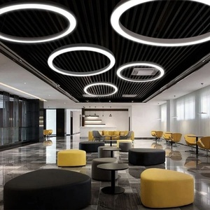 โคมไฟเพดานแบบแขวน LED ทรงวงแหวน ขายดี ได้รับมาตรฐาน CE เหมาะสำหรับใช้ในบ้านหรือสำนักงาน - Product Image 2