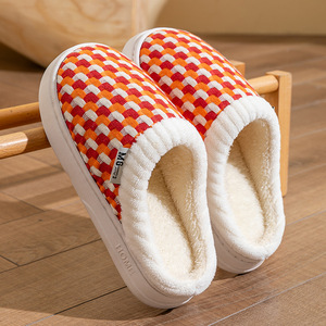 Zapatillas de Casa Populares para Hombre y Mujer, Otoño-Invierno, con Suelas Gruesas Antideslizantes y Parte Superior de Terciopelo, para Interiores y Exteriores - Product Image 2