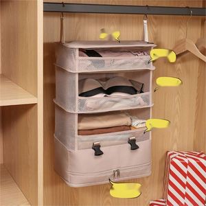 Factory Fashion Portable <b>Large</b> Capacity <b>Storage</b> <b>Bag</b> Custom Logo Square Pattern Save Space for Women's Clothes Packing & <b>Storage</b> - Product Image 2