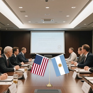 Bandera Argentina Patrón Bandera de mesa Rayas azules y blancas y <span class=keywords><strong>sol</strong></span> Evento deportivo Escritorio de observación Bandera alegre - Product Image 5
