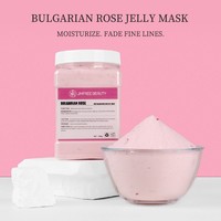 Masque Gel à la Rose Bulgare ODM pour Usage Domestique 650g – Extrait Naturel de Rose Hydratant, Anti-Dessèchement, Affinant les Pores, Éclaircissant et Réparateur pour le Visage