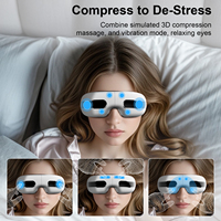 Masajeador de ojos Phenitech con calor y música Bluetooth, masajeador facial de ojos para aliviar la migraña, máscara para el cuidado de los ojos